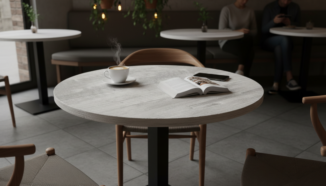 Столешница HPL на основе МДФ (Круглая) Сосна Монрепо_10